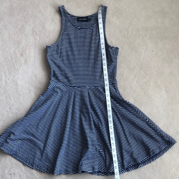 MINKPINK navy and white striped dress - Picture 3 of 3